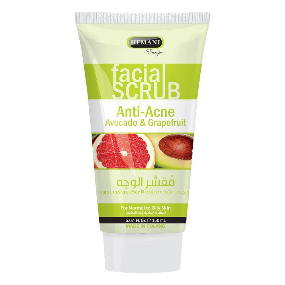 HEMANI Facial Scrub Acne with Avacado 150mL