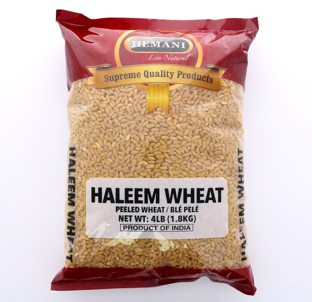 HEMANI Haleem Wheat - Peeled Wheat 4LB