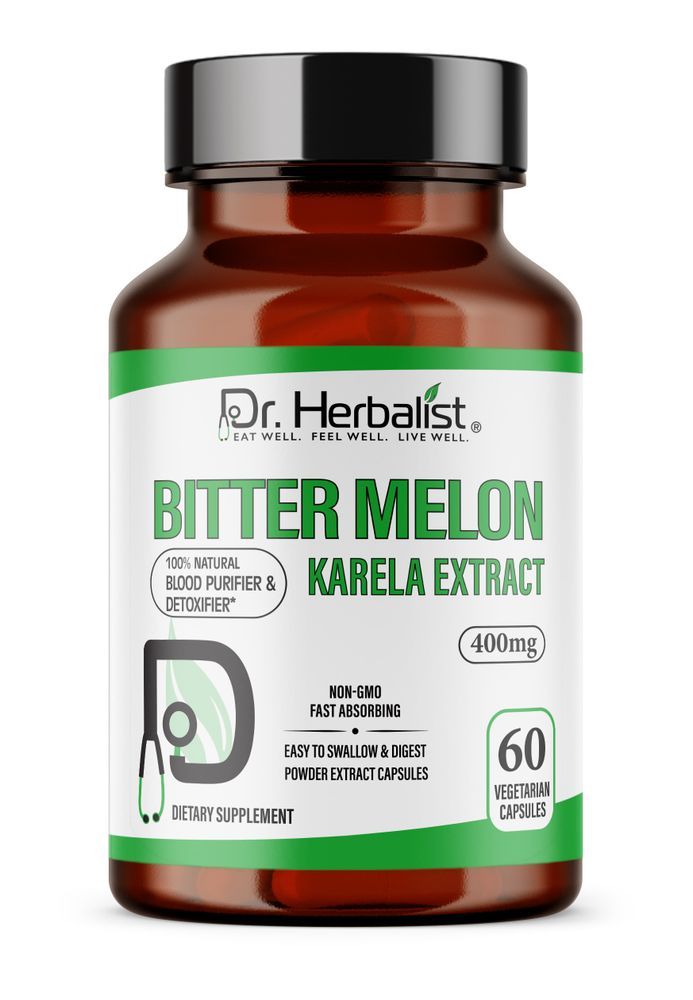 DR. HERBALIST Karela Bitter Melon Extract 400mg 60 Capsules