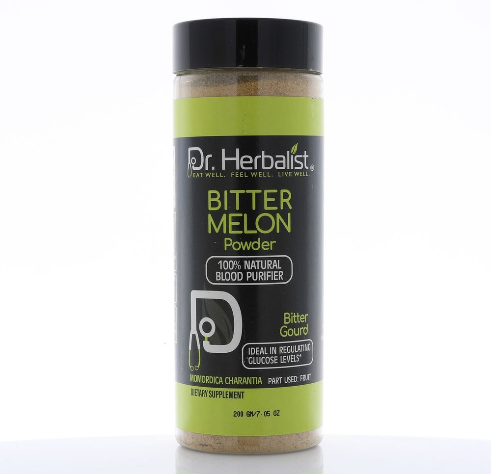 DR. HERBALIST Bitter Melon (Karela) Powder 200g Bottle