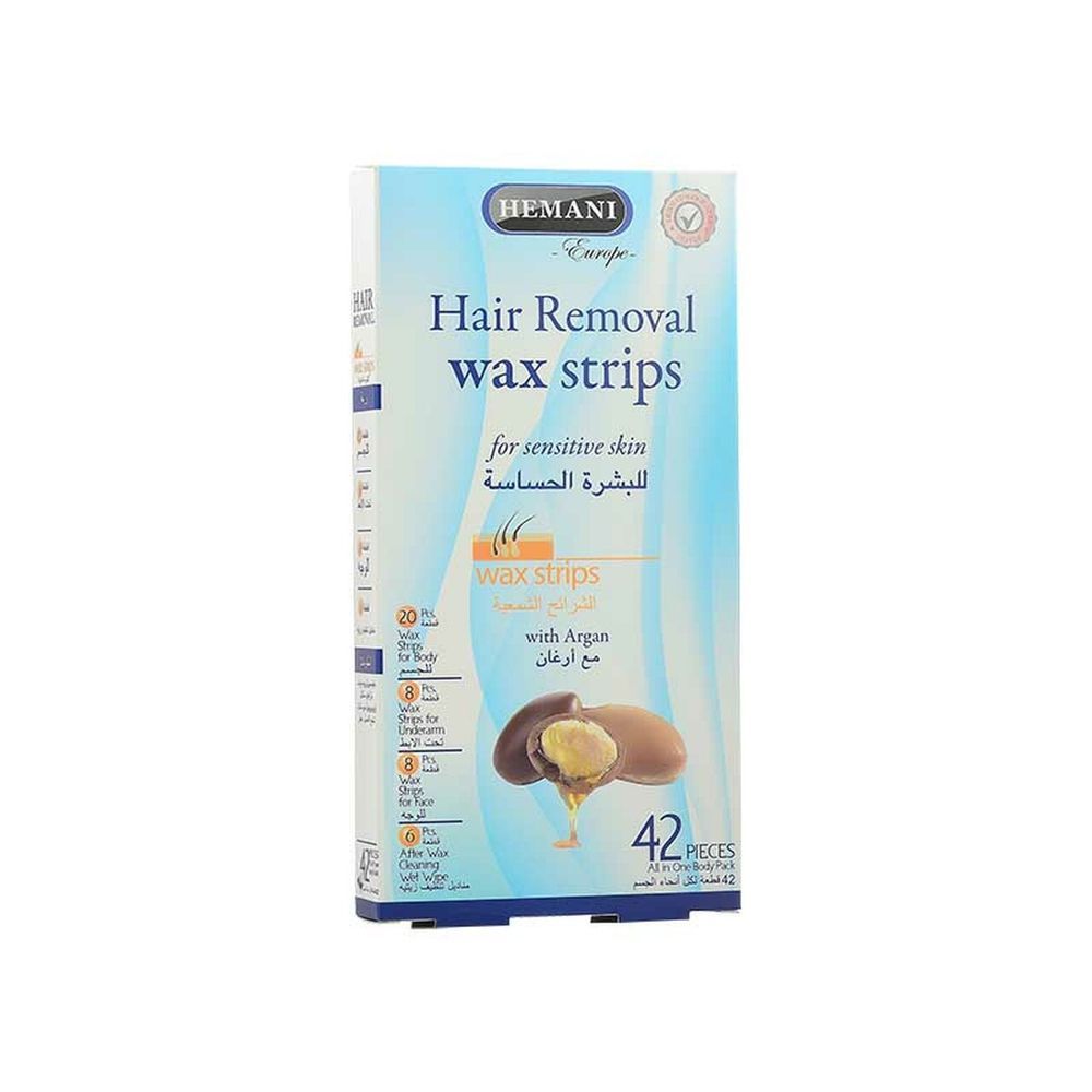 HEMANI Wax Strips With Argan