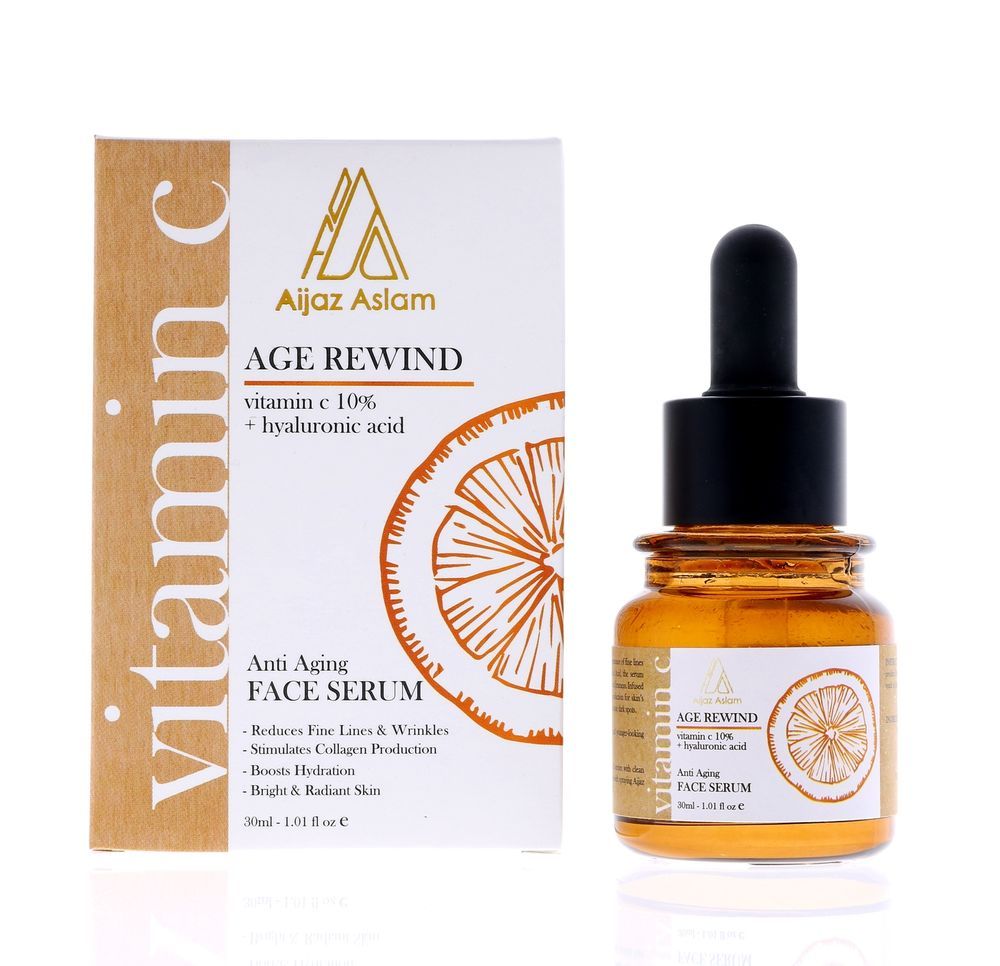 AIJAZ ASLAM Age Rewind Face Serum with Vitamin C 30mL