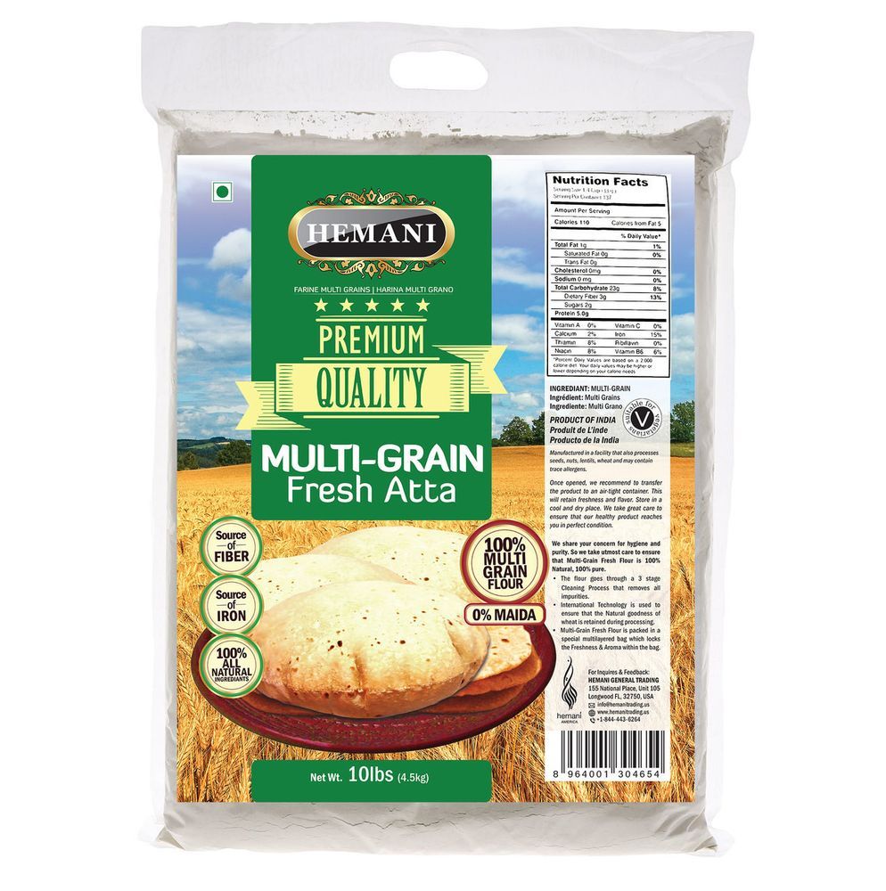 HEMANI Multi-Grain Fresh Atta 10LB