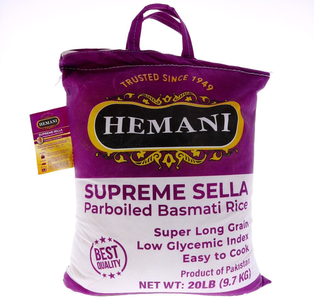 HEMANI Supreme Sella Rice 20LB