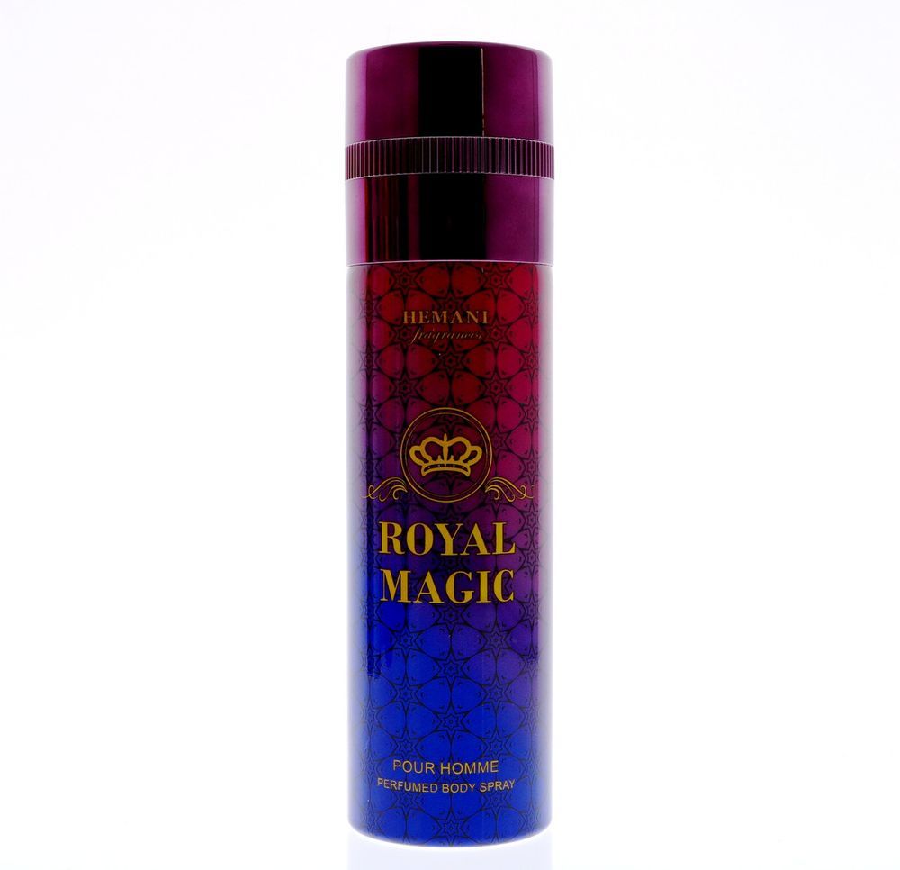 HEMANI Royal Magic Deodorant Spray 200mL (7 OZ) for Men