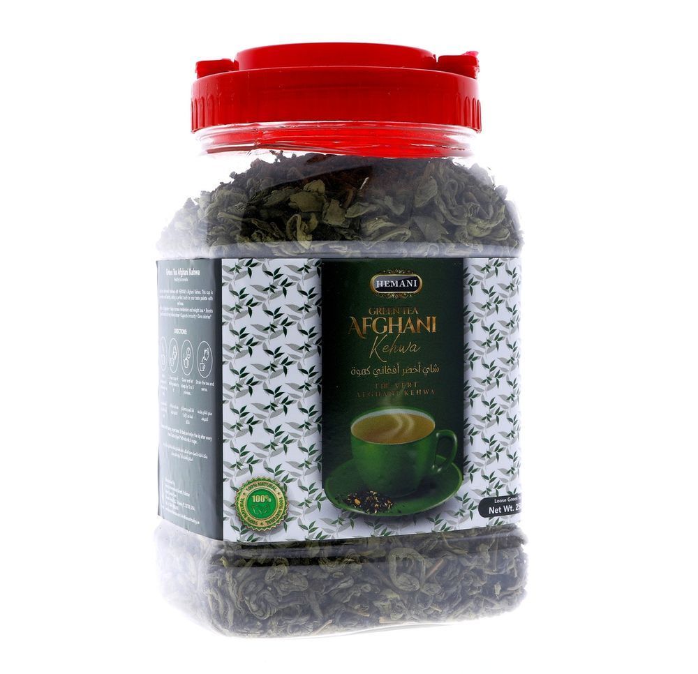 HEMANI Green Tea Afghani Kahwa Jar 250g