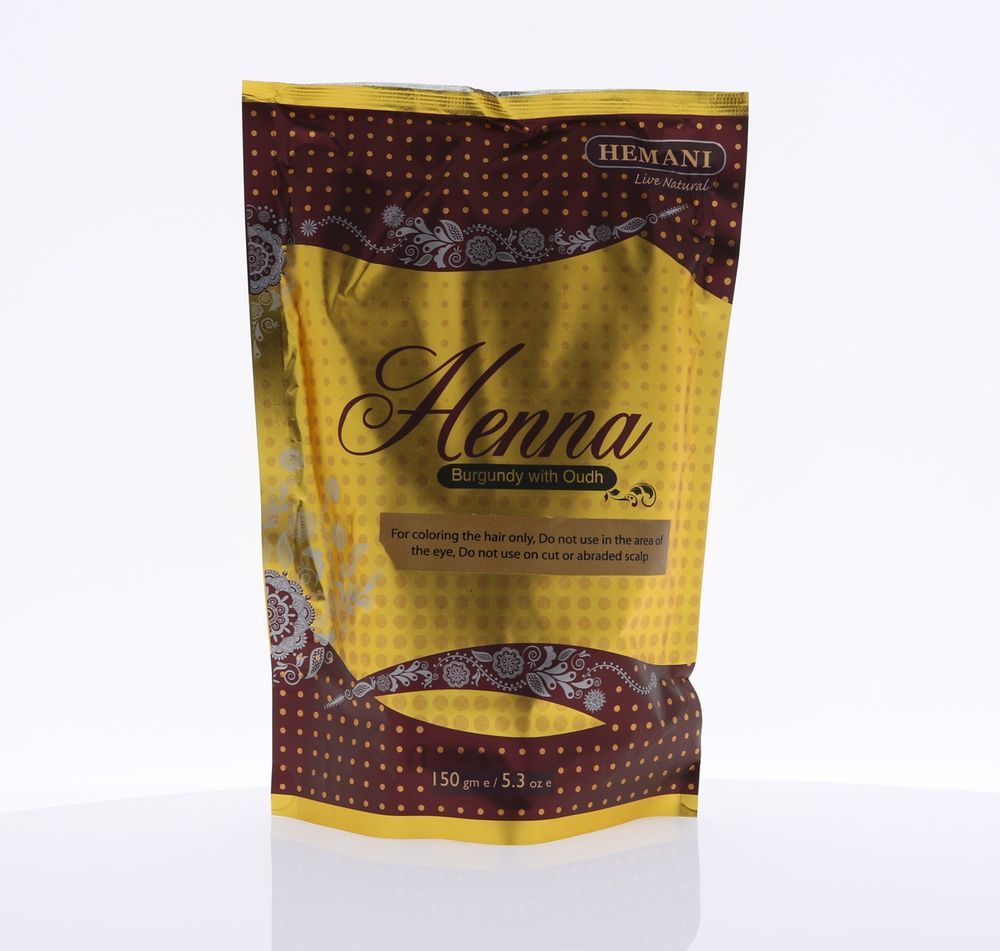 HEMANI Henna Henna Burgandy with Oudh 150g