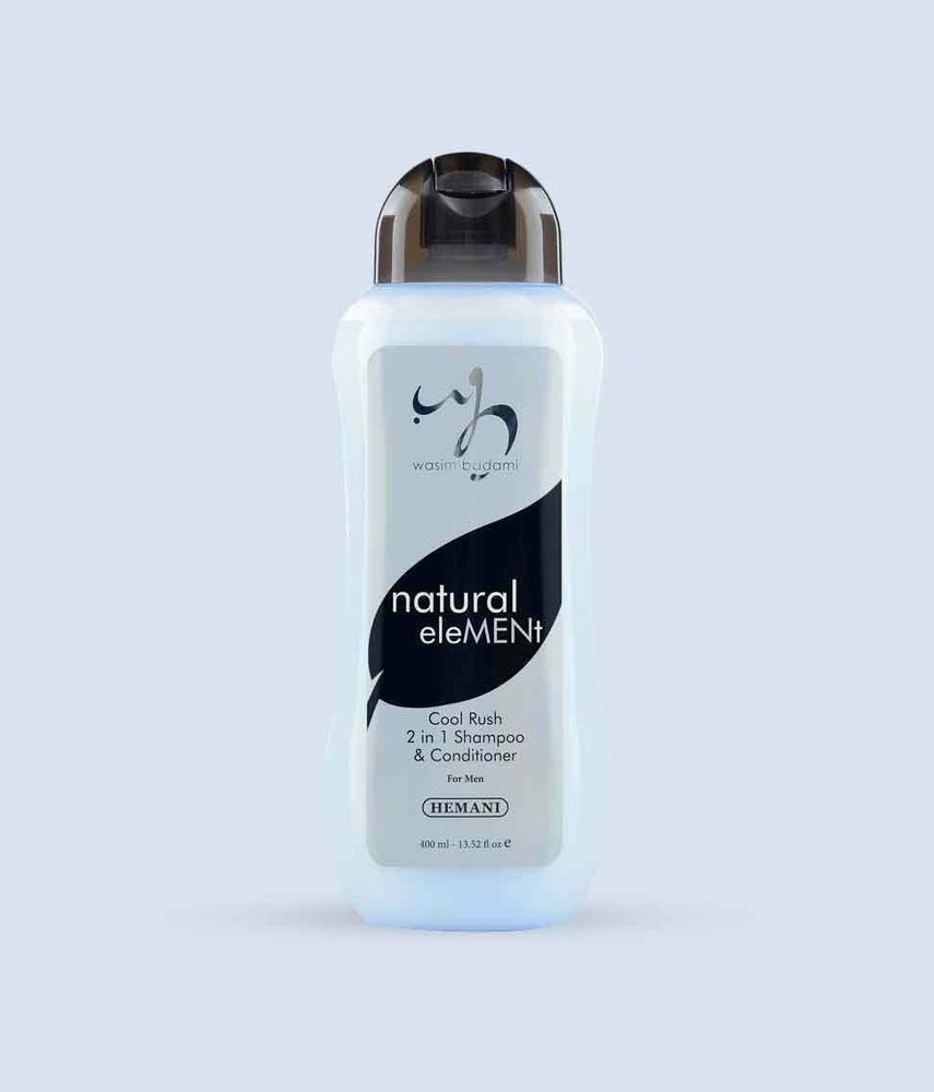 WB HEMANI Natural Element Cool Rush 2 in 1 Shampoo & Conditioner 400mL