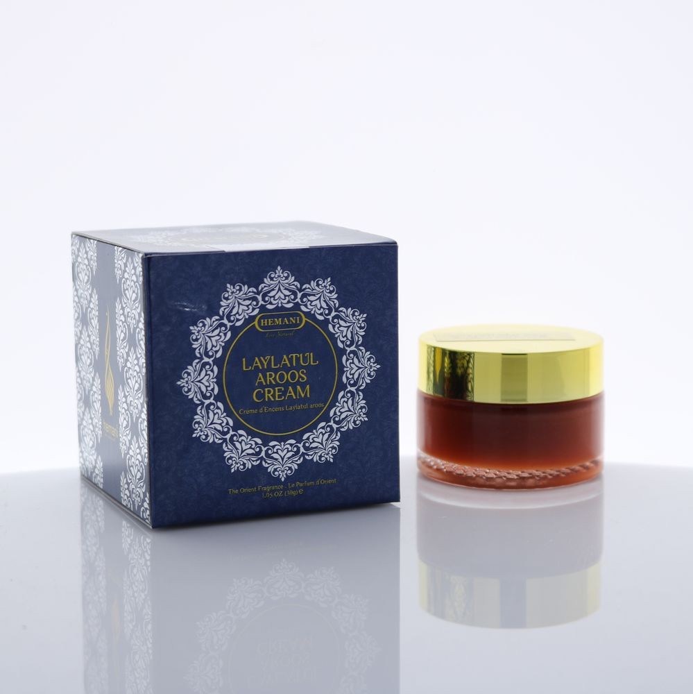 HEMANI Mukhammaria Perfume Cream Musk/Amber/Rose/ Mukhallat/ Bakhoor/ Laylatul Aroos 30g