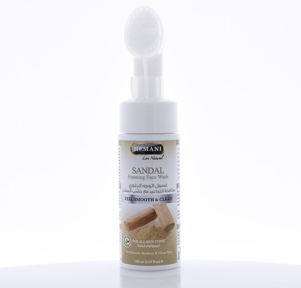 HEMANI Sandal Anti-Wrinkle Foaming Facewash 150mL