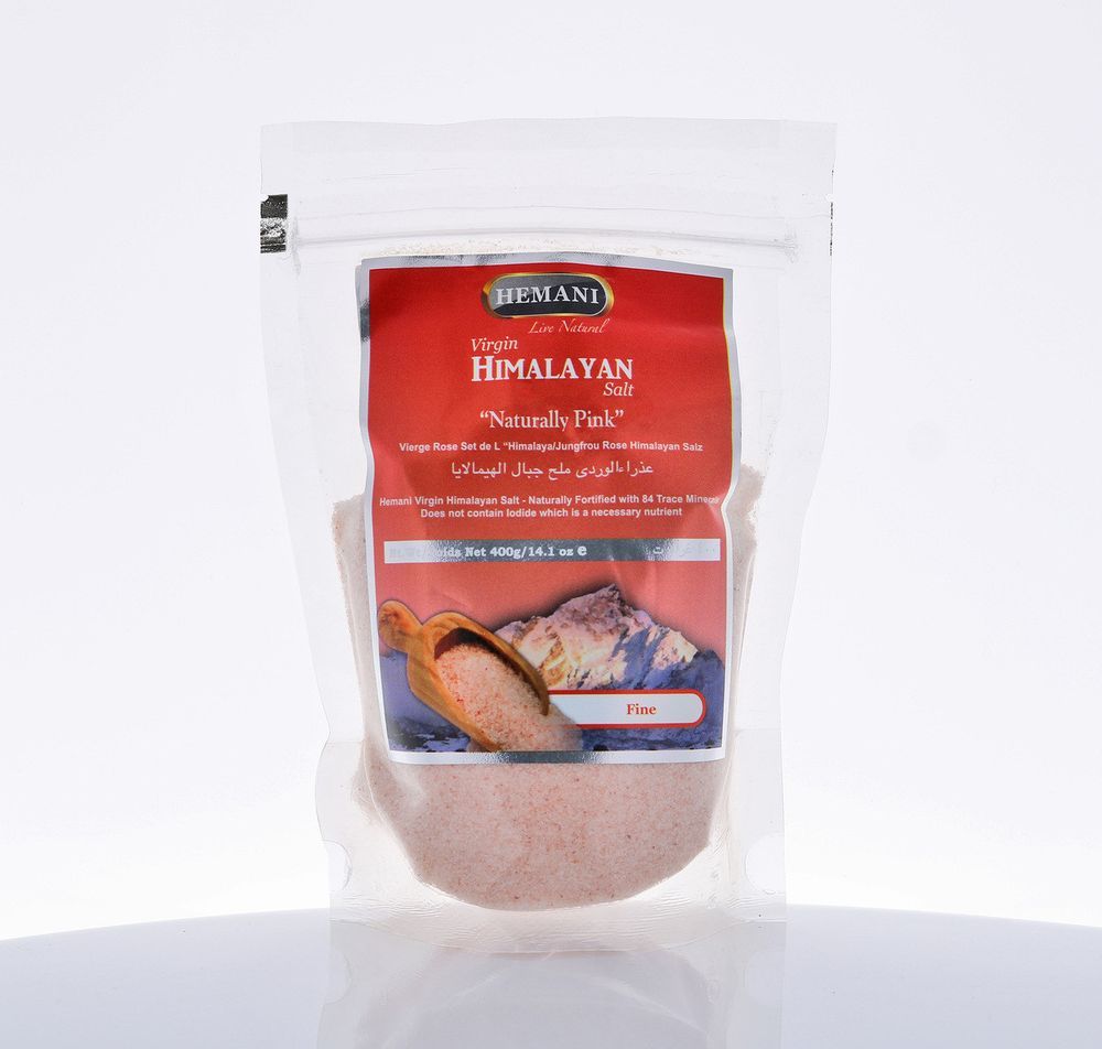 HEMANI Pure Himalayan Pink Salt, Pure Fine 400g