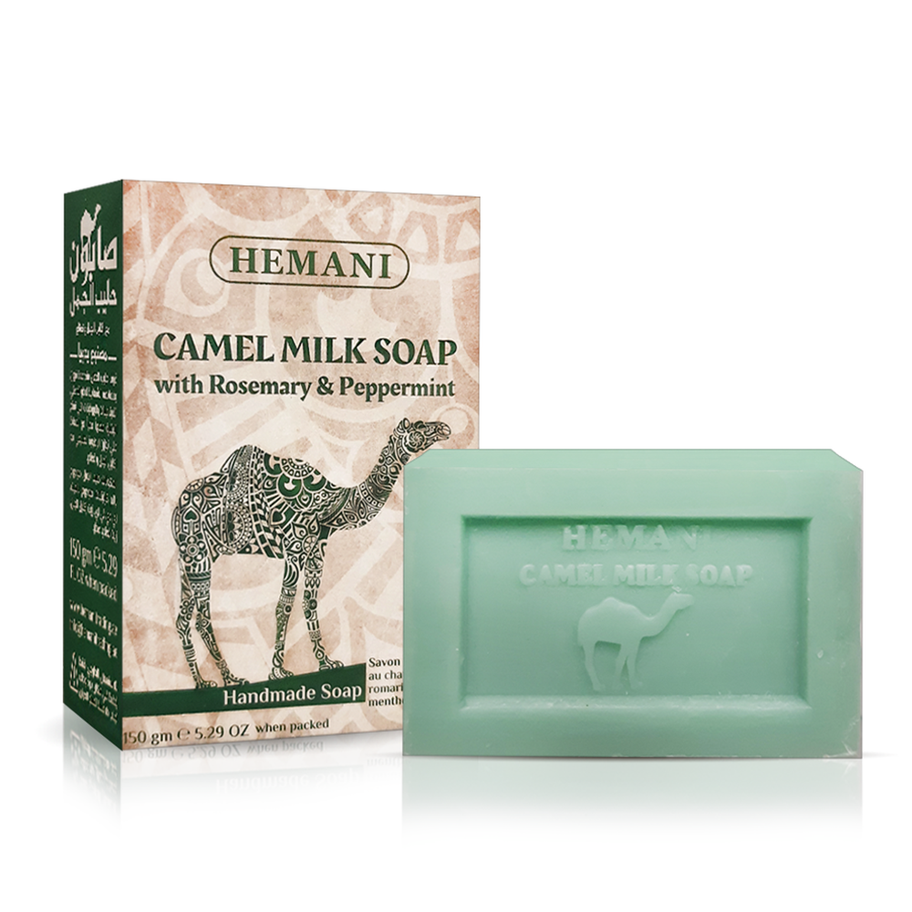 HEMANI Camel Milk Soap Rosemary & Peppermint 150g