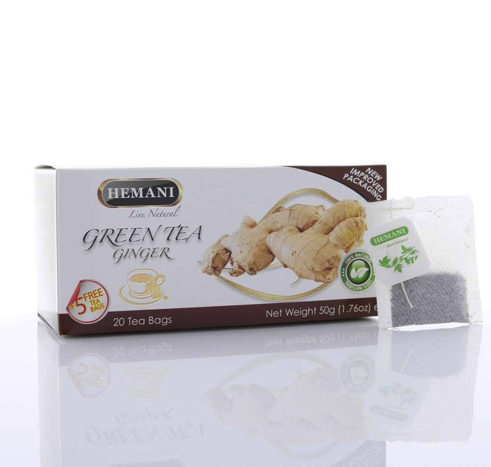 HEMANI Green Tea Ginger 40g