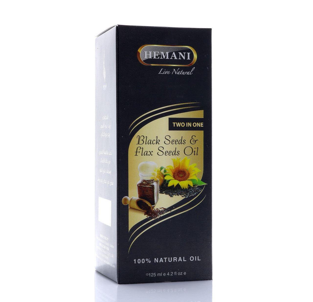 HEMANI Blackseed & Flaxseed Oil 125mL