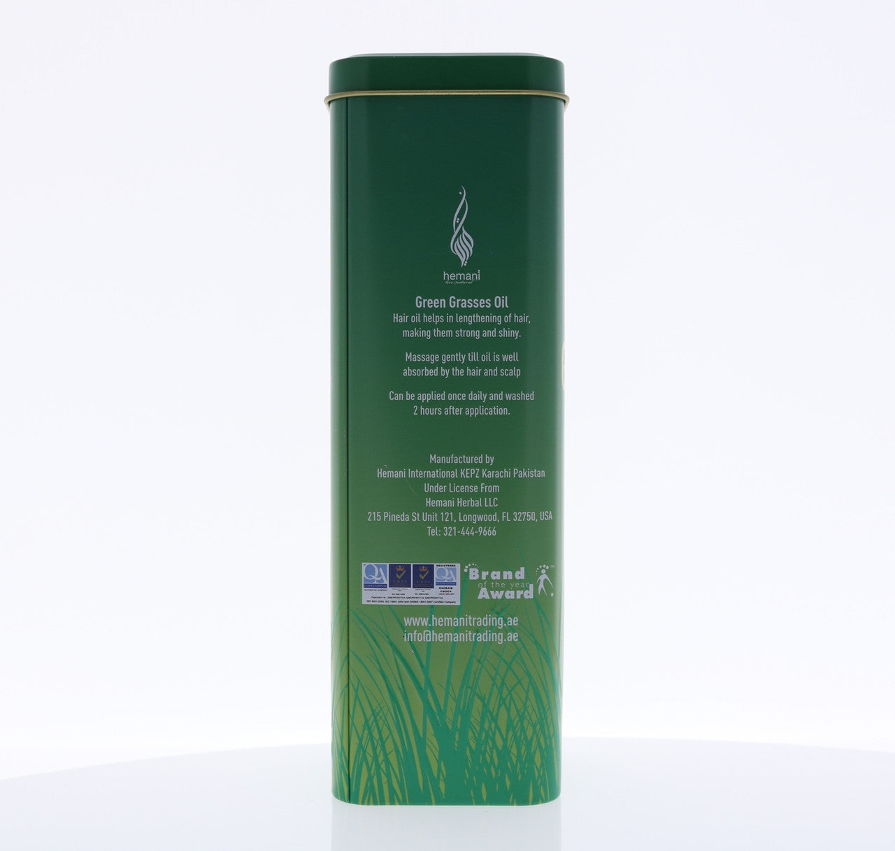 HEMANI Green Grass Oil 250mL