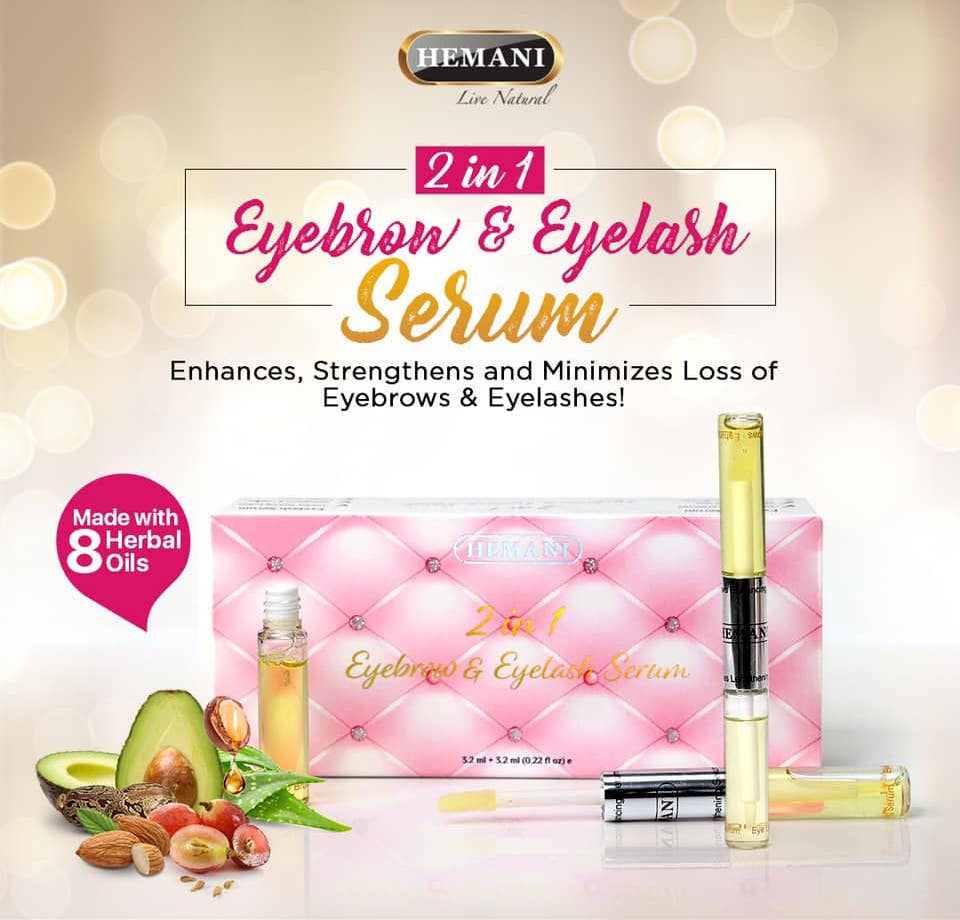 HEMANI 2 In 1 Eyebrow & Eyelash Serum