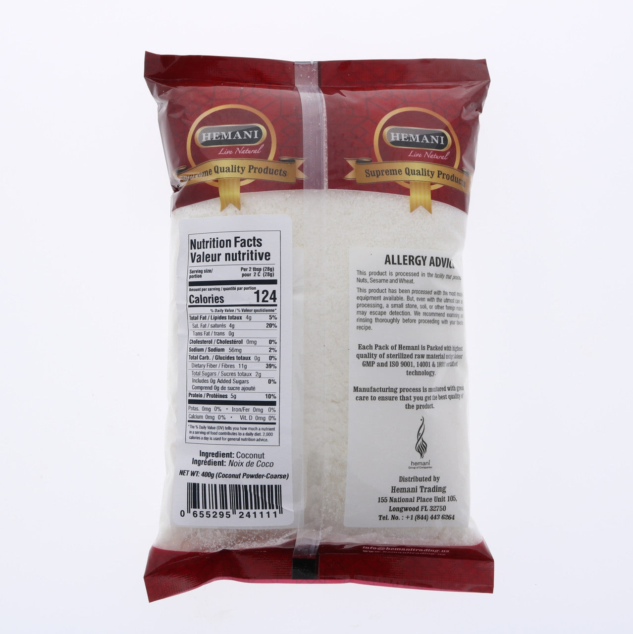 HEMANI Coconut Powder Coarse 400g