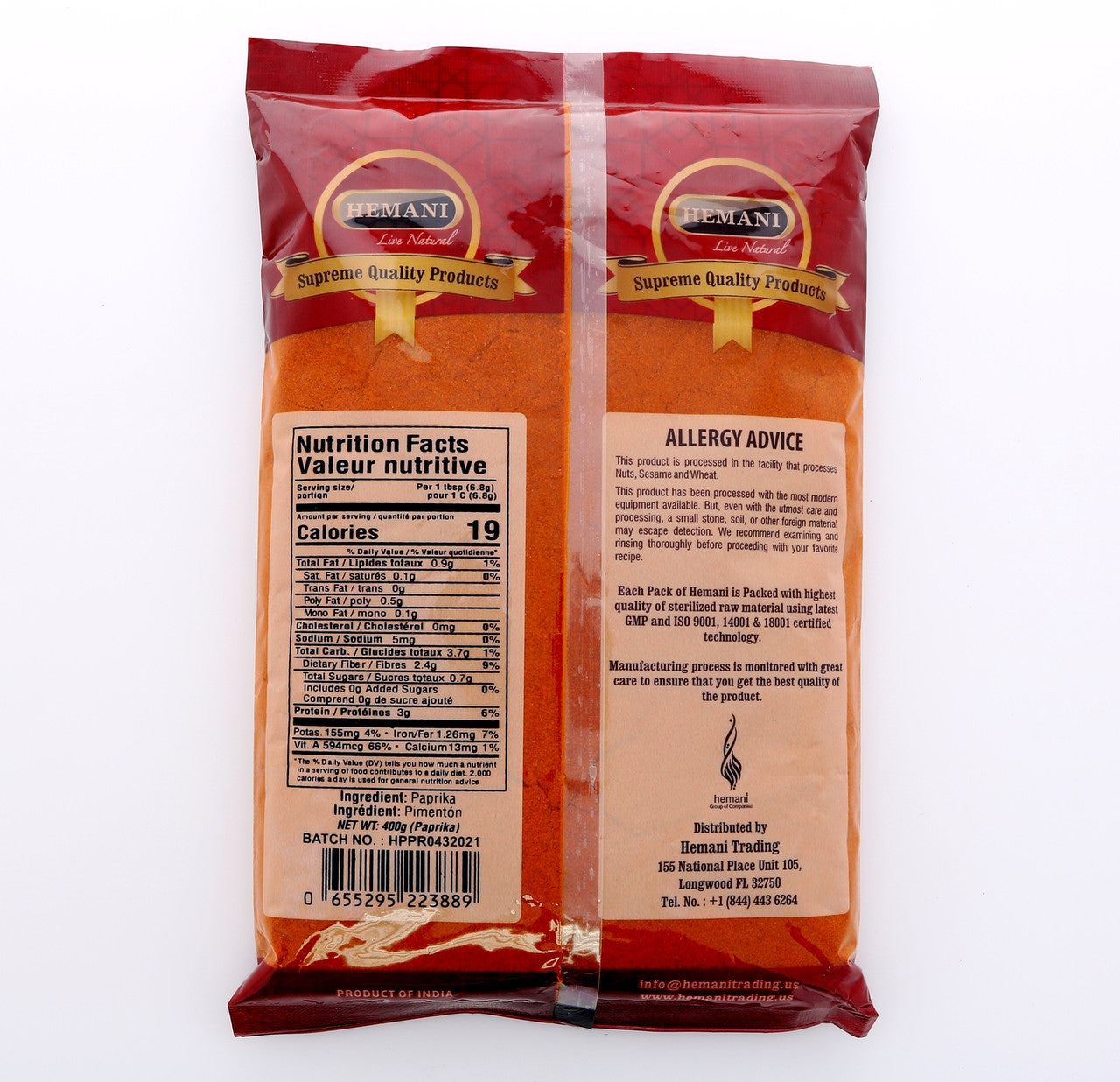 HEMANI Paprika 400g