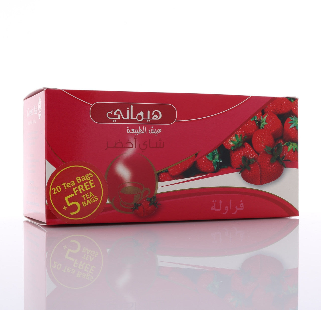 HEMANI Green Tea Strawberry 40g