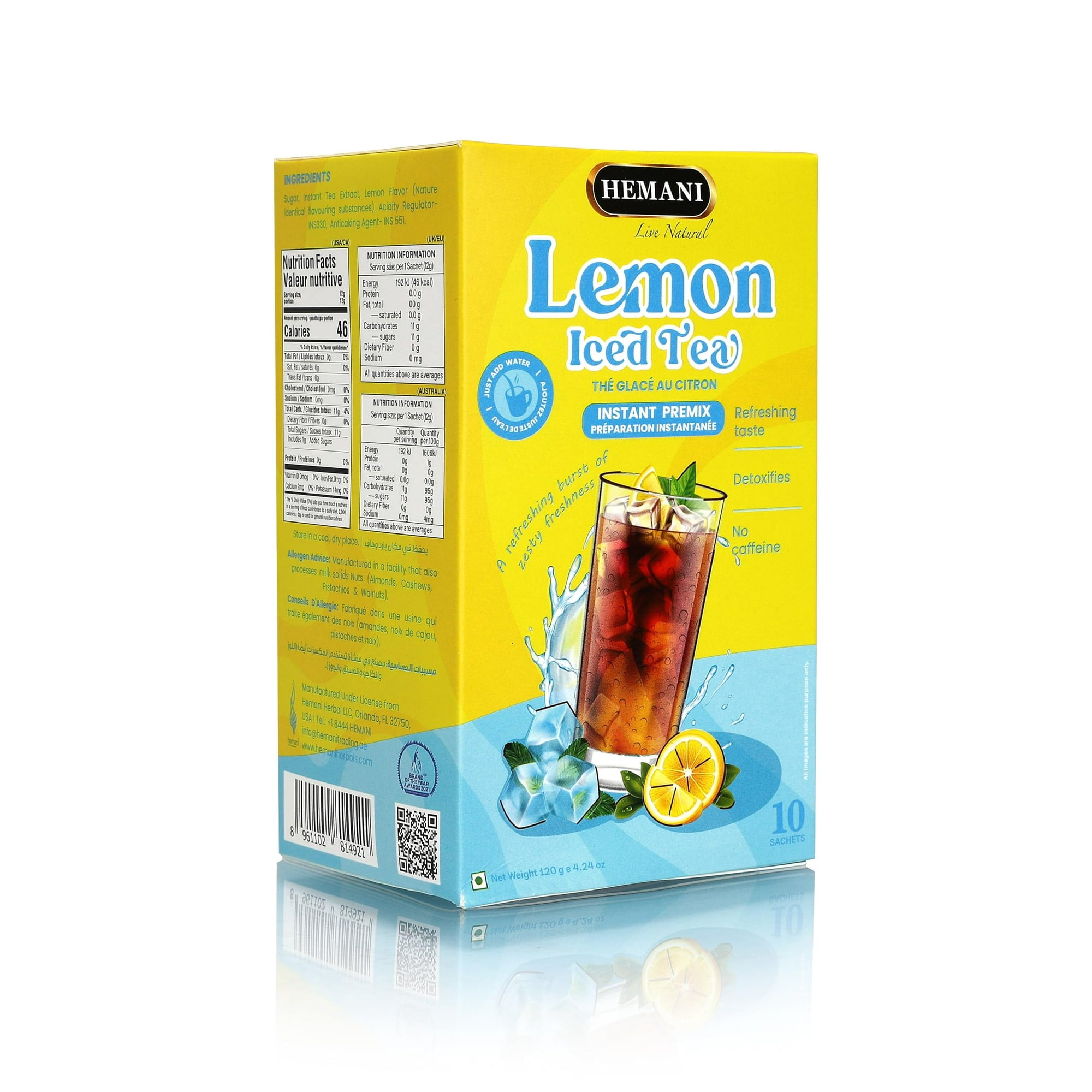 HEMANI Instant Tea Lemon Iced Tea