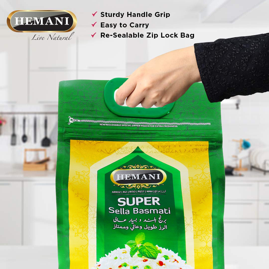 HEMANI Super Sella Basmati Parboiled Rice 11lb